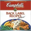 Back Label Recipes and More! - Campbell's, Pat Teberg