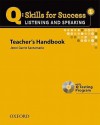 Q: Skills for Success 1, Teacher's Handbook: Listening and Speaking [With CD (Audio)] - Jenni Currie Santamaria