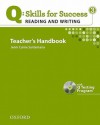 Q: Skills for Success: Reading & Writing 3 Teacher's Handbook [With CDROM] - Jenni Currie Santamaria, Margot F. Gramer