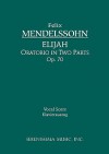Elijah, Op. 70 - Vocal Score - Felix Mendelssohn, Hermann Kretzschmar
