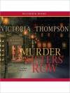 Murder On Sister's Row: Gaslight Mystery Series, Book 13 (MP3 Book) - Victoria Thompson, Suzanne Toren