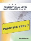 CSET Foundational Level Mathematics 110, 111 Practice Test 2 - Sharon Wynne