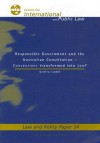 Responsible Government And The Australian Constitution: Conventions Transformed Into Law? - Geoffrey Lindell