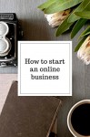 How to start an online business - R M