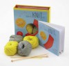 Learn to Knit Kit: Includes Needles and Yarn for Practice and for Making Your First Scarf-featuring a 32-page book with instructions and a project - Carri Hammett