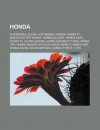 Honda - Livres Groupe