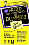 Word For Windows 95 For Dummies Quick Reference - Peter Weverka