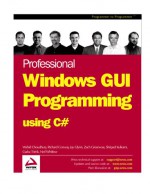 Professional Windows Gui Programming Using C# - Jay Glynn, Richard Conway