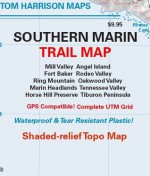 Southern Marin Trail Map - Tom Harrison Maps