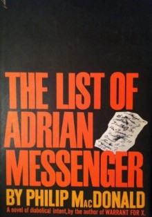 The List of Adrian Messenger (Bantam Books #F2643) - Philip MacDonald