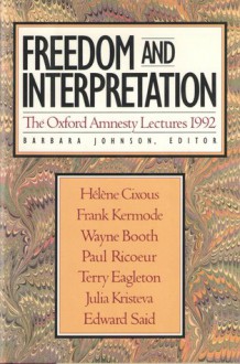 Freedom And Interpretation - Barbara Johnson