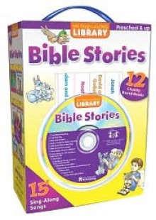 Bible Stories: 12 Chunky Board Books [With CD] - Kim Mitzo Thompson, Karen Mitzo Hilderbrand, Christine Della Penna