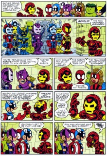 Mini Marvels (Iron Man Suits) - Chris Giarrusso