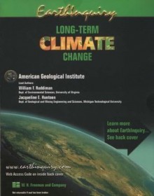 EarthInquiry: Long-Term Climate Change - American Geological Institute, William F. Ruddiman, Jacqueline E. Huntoon, Geo Inst Amer