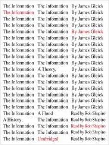 The Information: A History, a Theory, a Flood (Audio) - James Gleick, Rob Shapiro