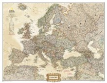 Europe Executive [Enlarged and Laminated] (National Geographic: Reference Map) (Reference - Continents) - National Geographic Maps