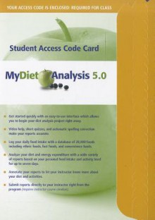 Mydietanalysis Student Access Code Card - Benjamin Cummings