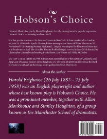 Hobson's Choice: A Lancashire Comedy in Four Acts - Harold Brighouse, Desmond Gahan