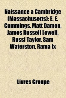 Naissance Cambridge (Massachusetts) - Livres Groupe