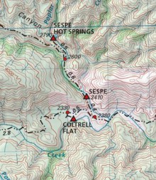 Sespe Wilderness Trail Map - Tom Harrison Maps (Firm)